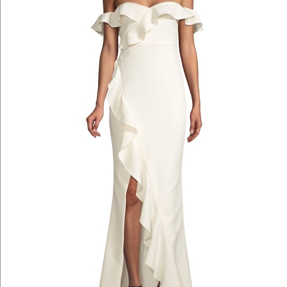 likely white gown